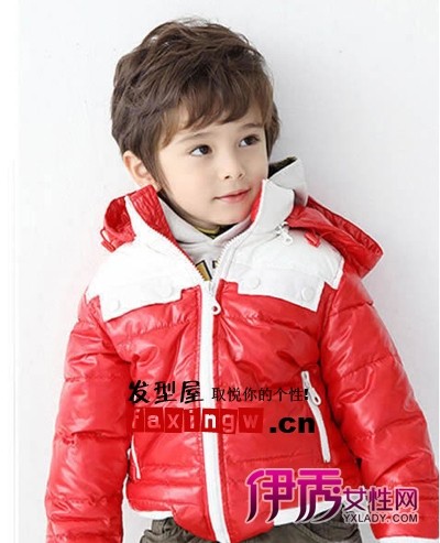 韩国范可爱小男孩发型图片